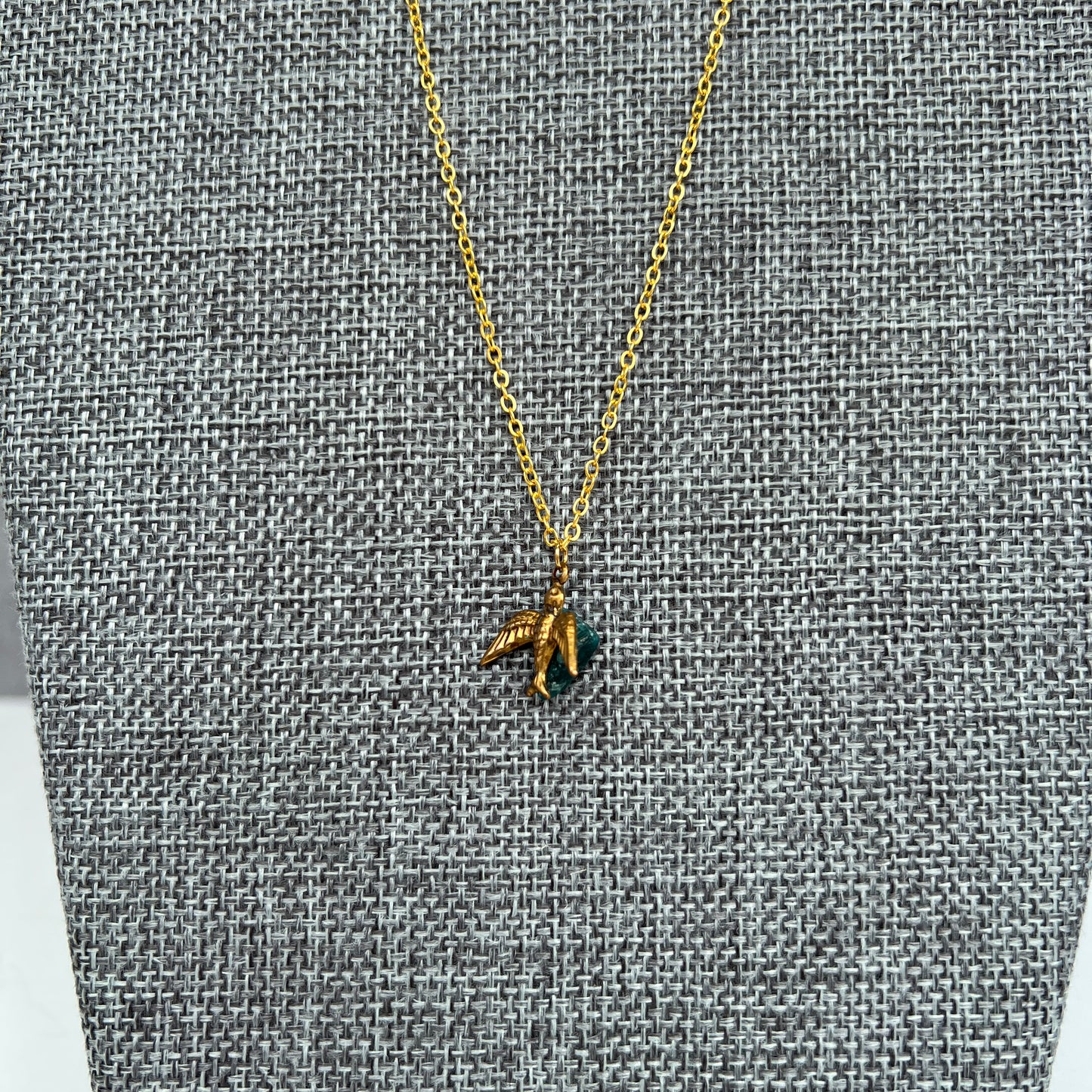 Island of Small Things little bird necklace