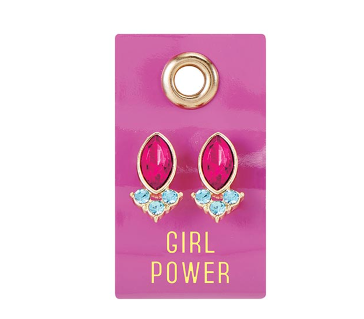 Gemstone Earring - Girl Power