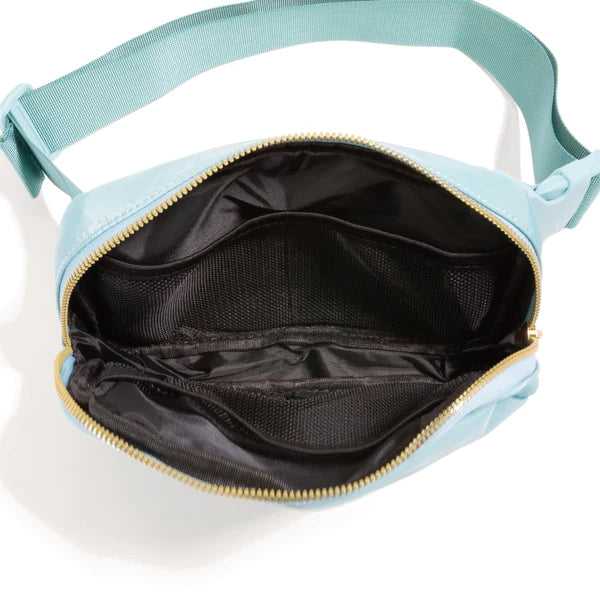 Got The Blues Basics Crossbody Nylon Belt Bag
