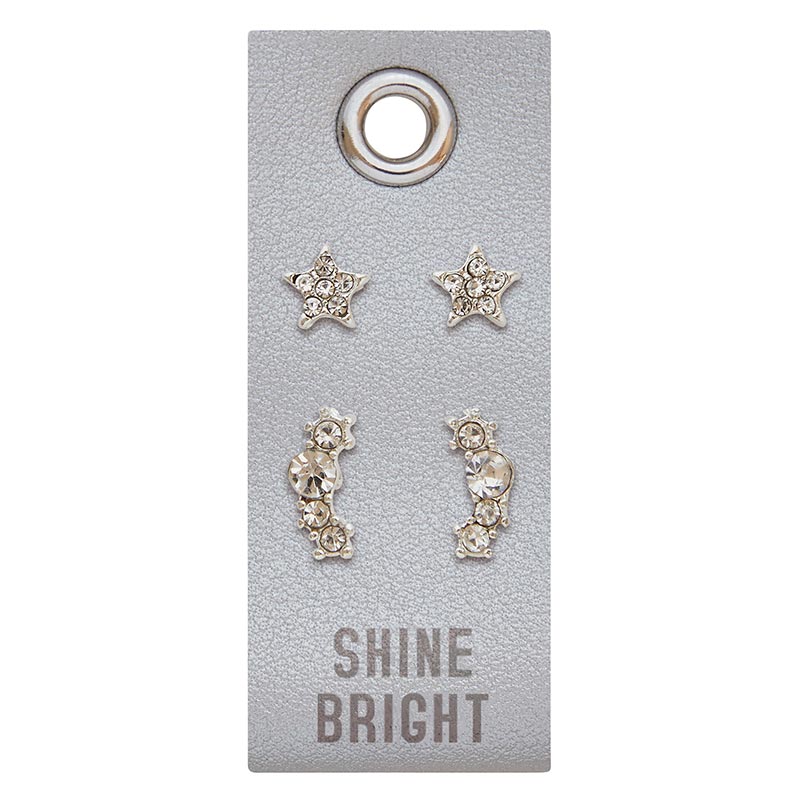 Double Stud Earrings - Shine Bright