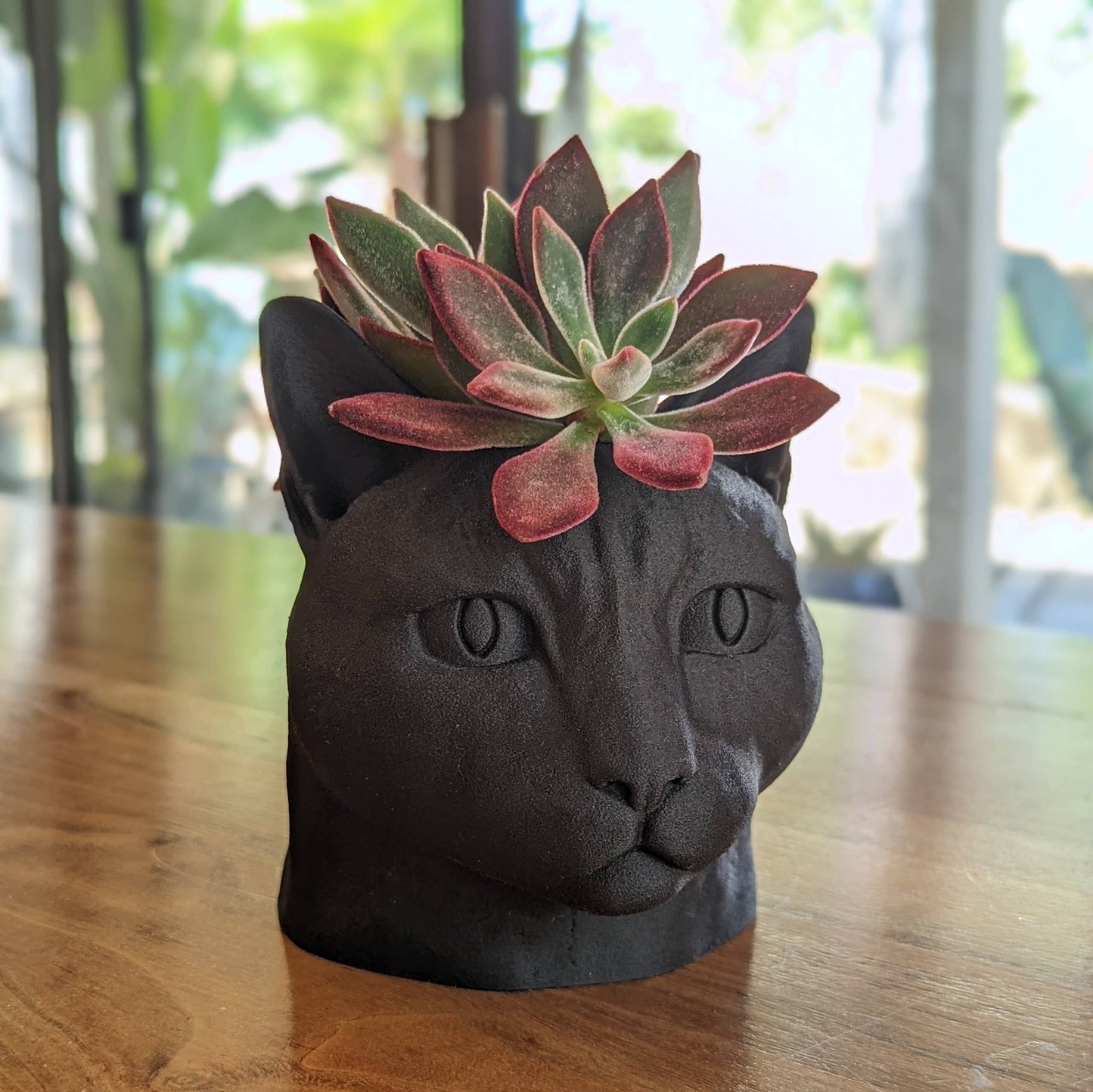 Cat Head Planter