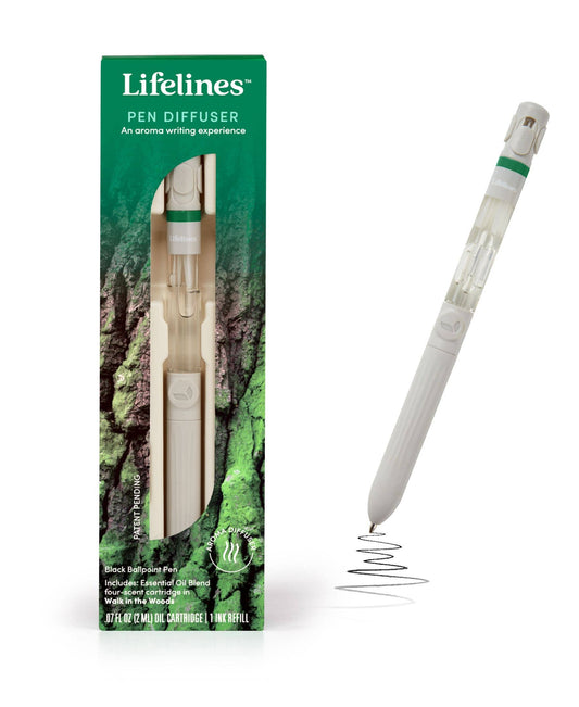 Lifelines Pen Diffuser with Essential Oil Blends -  Walk in the Woods