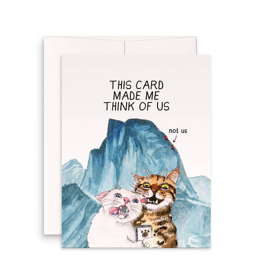 Cats Couple Adventure Funny Card